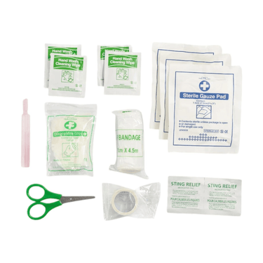 19 - Piece Pet Travel First Aid Kit with Carabiner - Compact Emergency Care for Adventurous Pets - Apollo's Corner